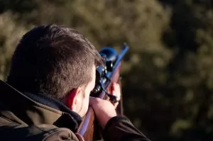 visor y rifle para monteria